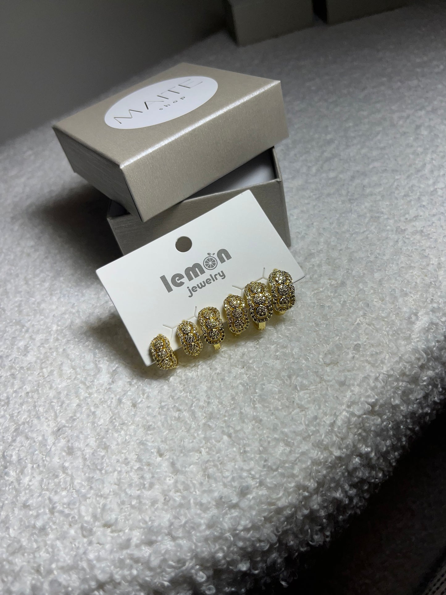 ORECCHINI CERCHIO “LUMINA VITAE” piccoli oro