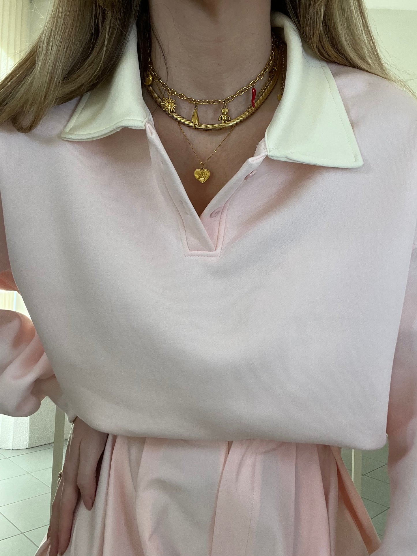 FELPA/POLO ‘ DOUBLE’ Base ROSA
