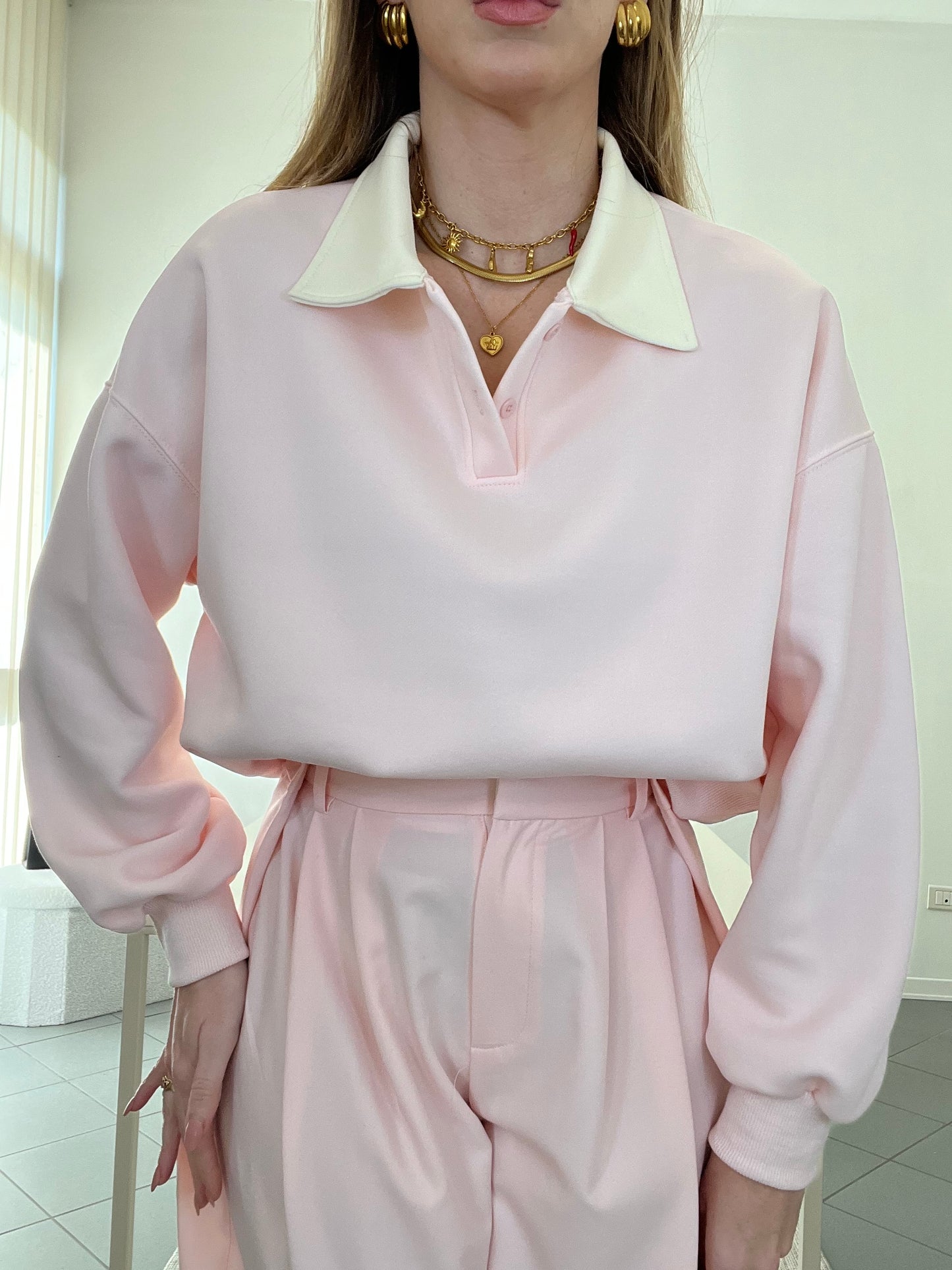FELPA/POLO ‘ DOUBLE’ Base ROSA