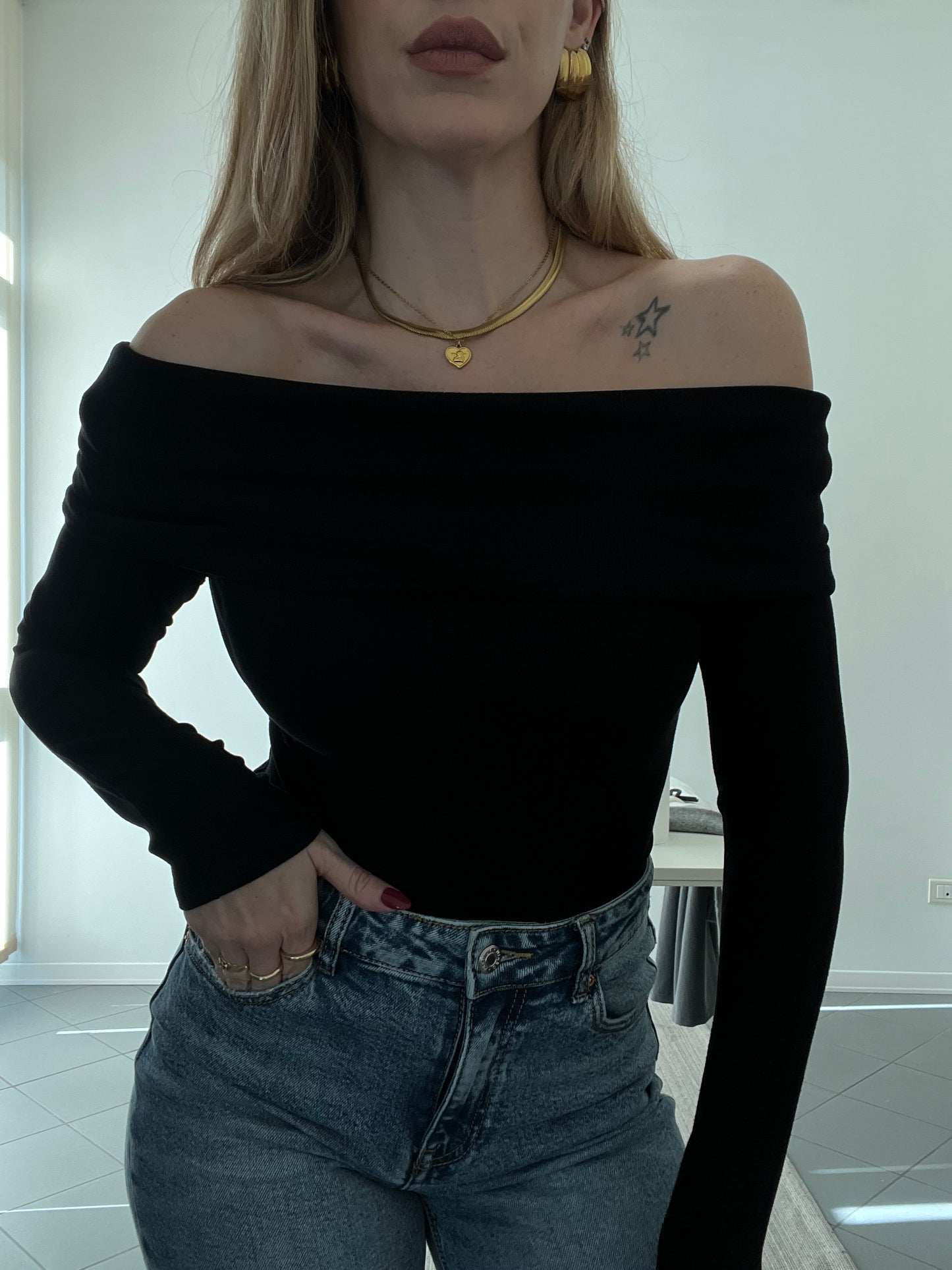 MAGLIA VIVRE nera