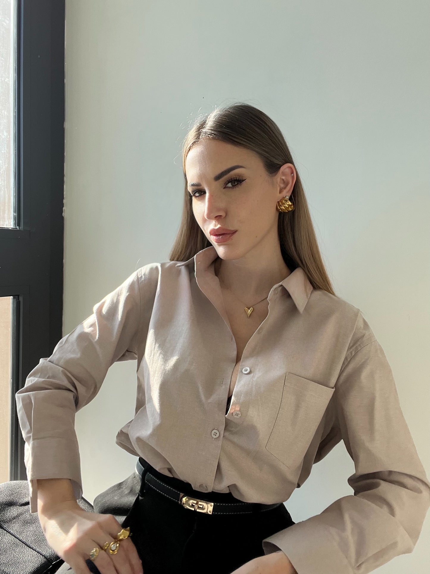 CAMICIA BEIGE EPOQUE