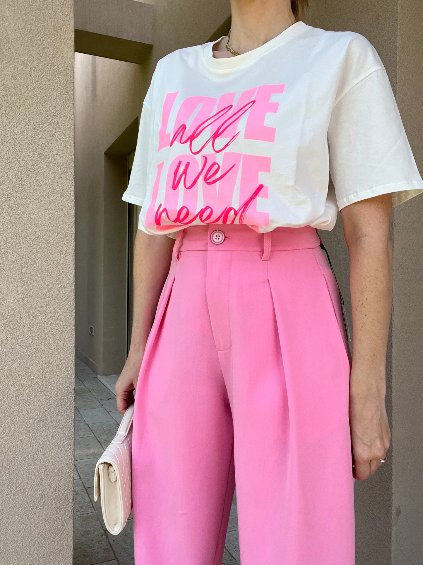 PANTALONE MEDISONE rosa by LUMINA