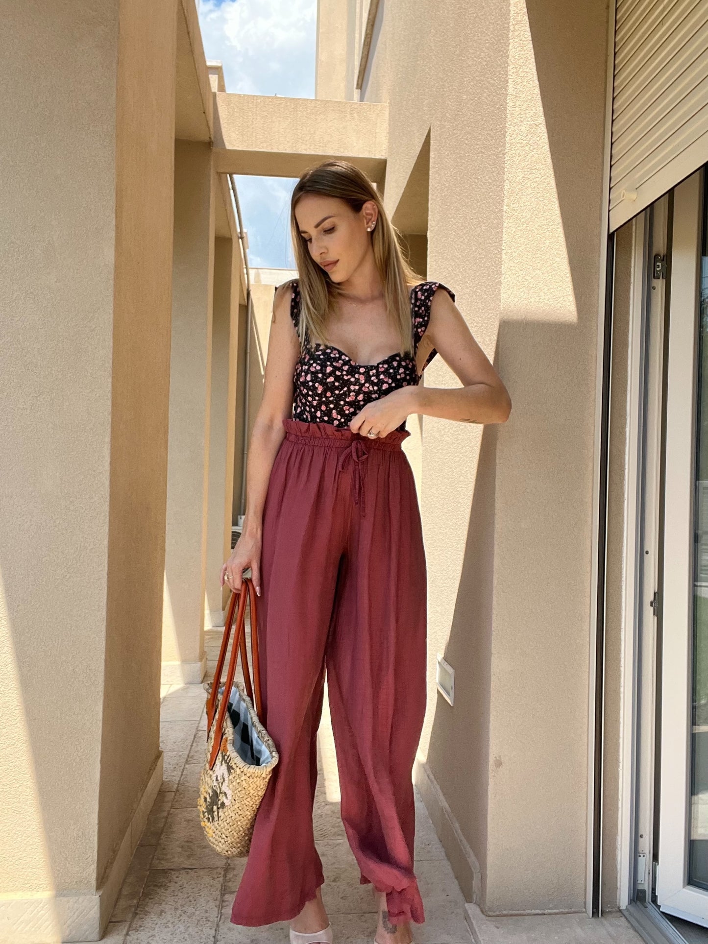 PANTALONE BORGOGNA BREEZE