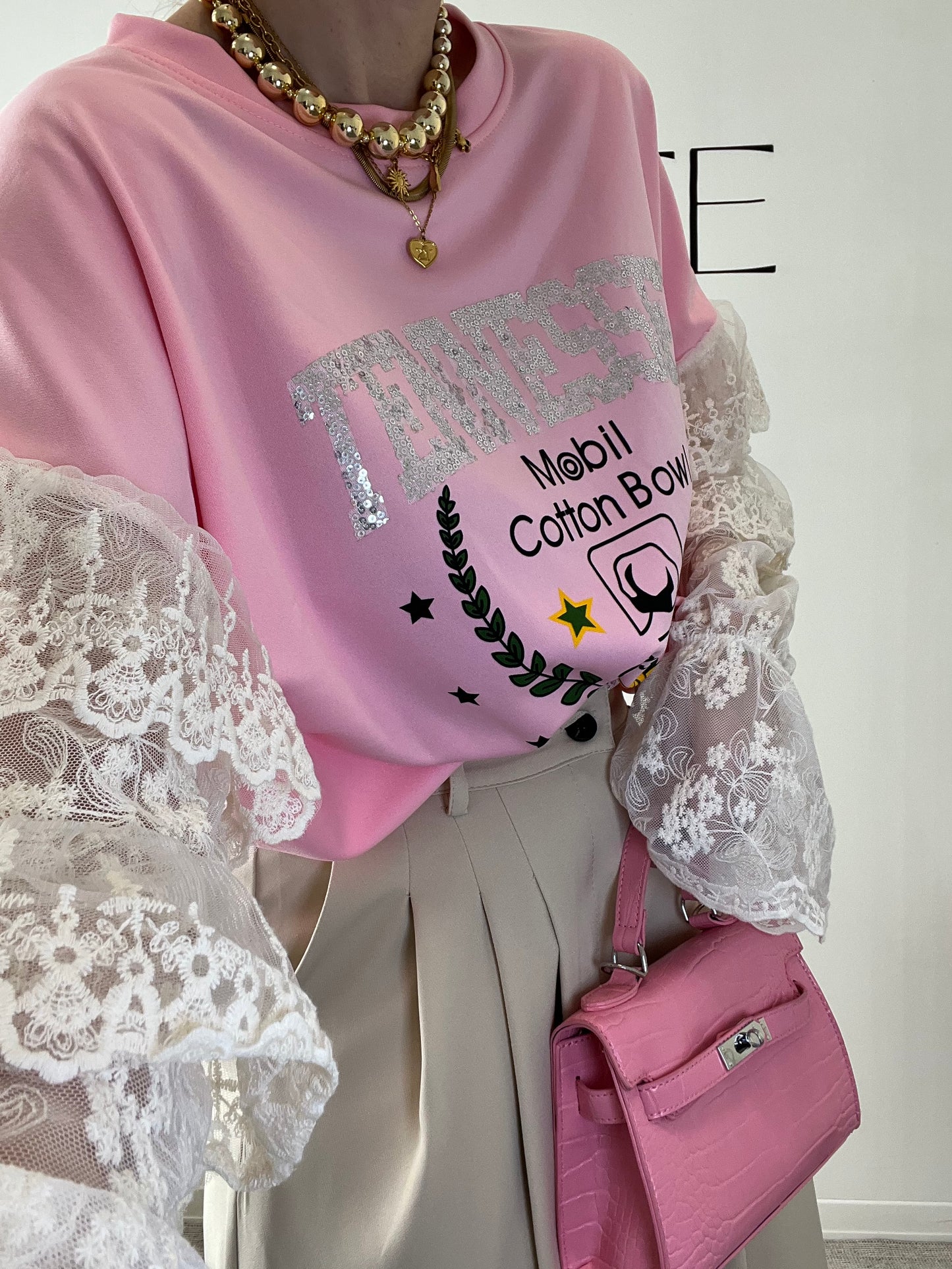 MAGLIA ANNA rosa