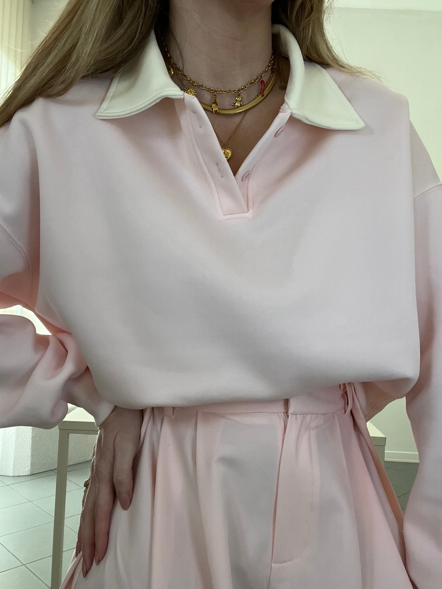 FELPA/POLO ‘ DOUBLE’ Base ROSA