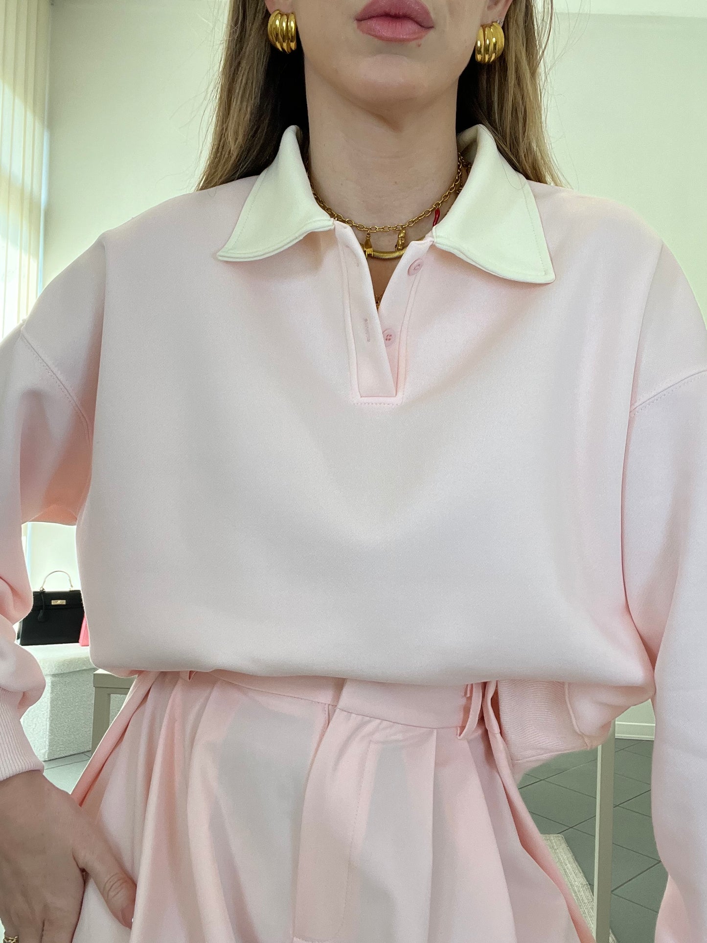 FELPA/POLO ‘ DOUBLE’ Base ROSA