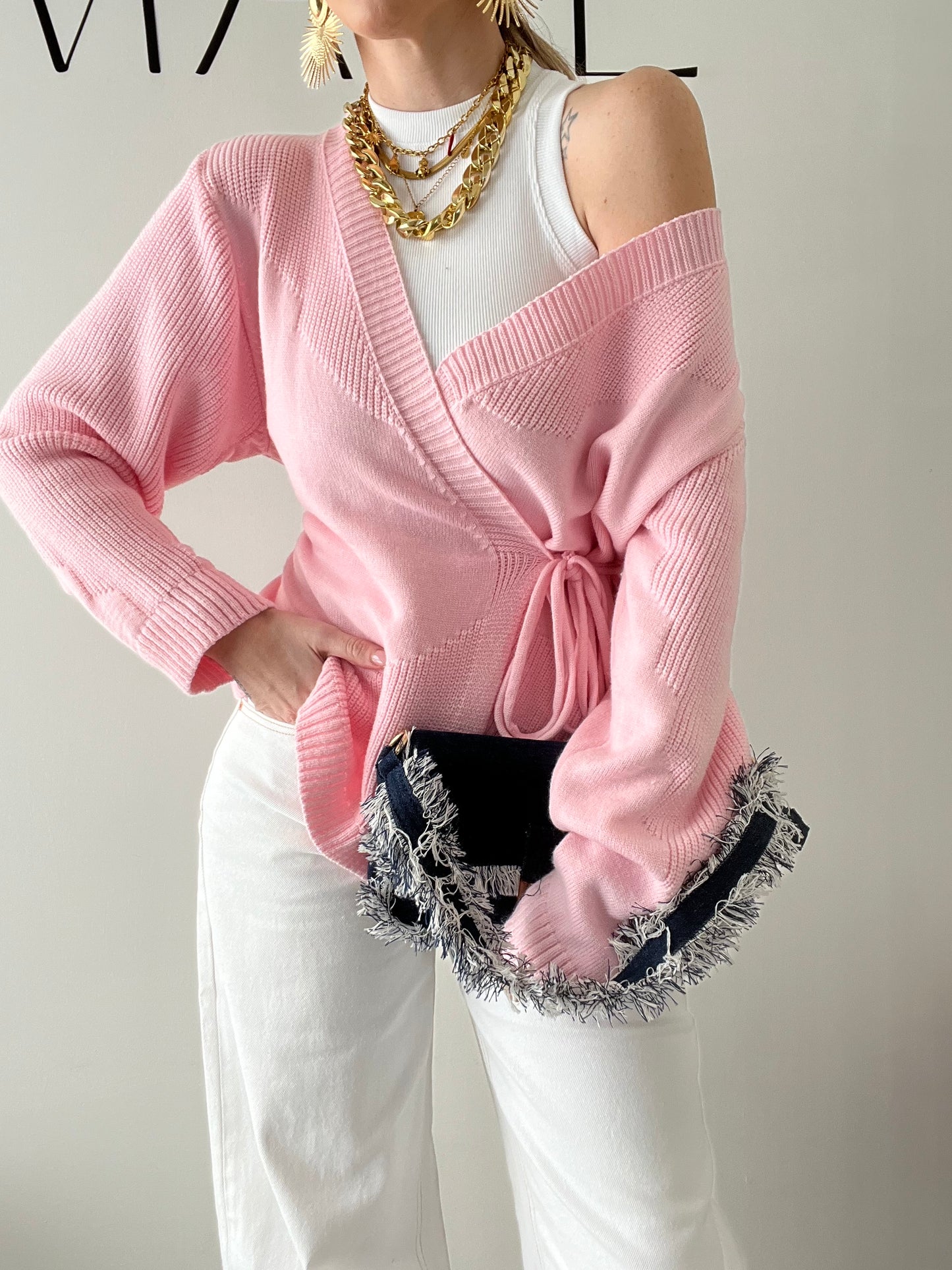CARDIGAN KIM rosa