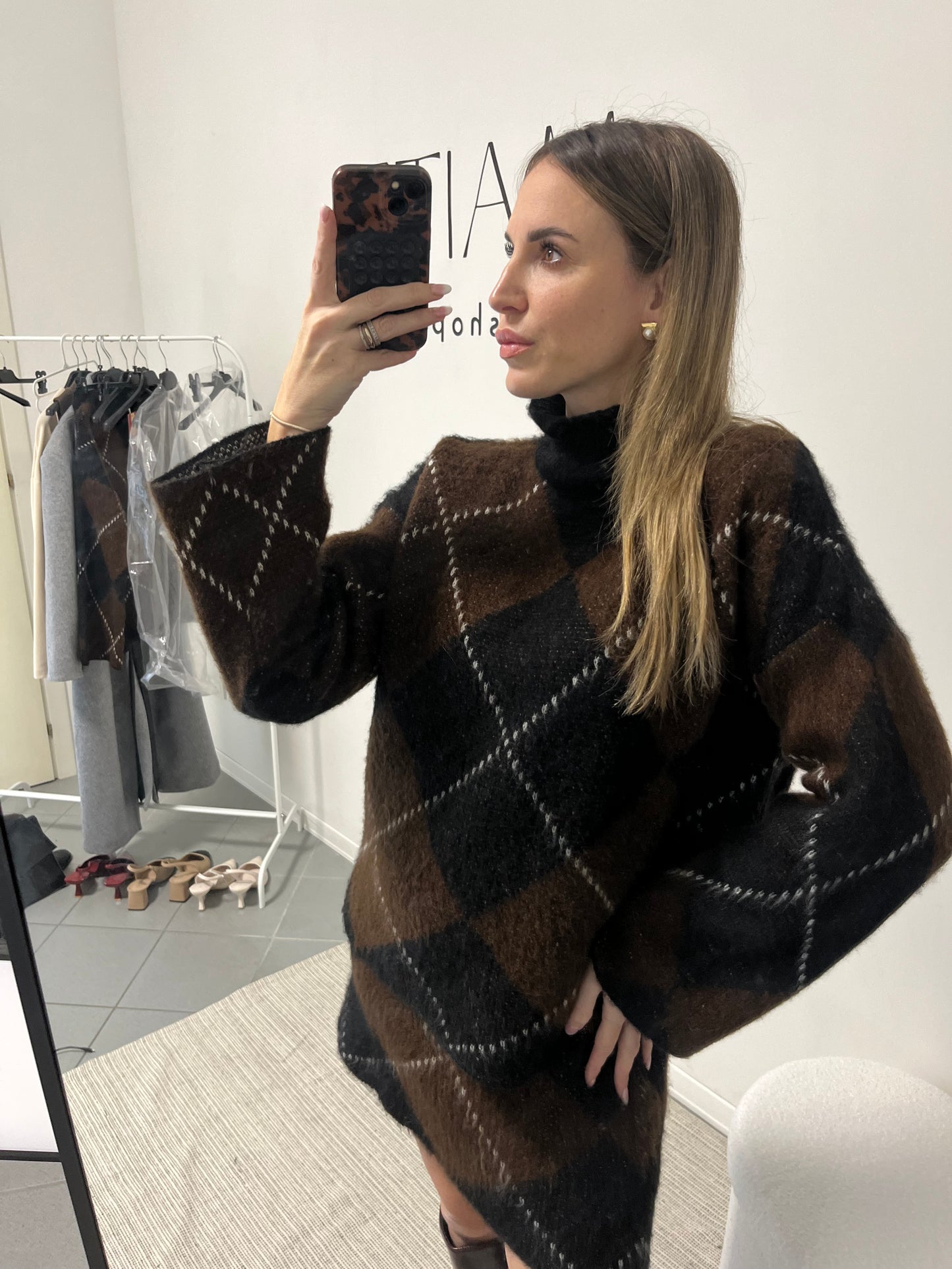 SET COORDINATO MISTO MOHAIR