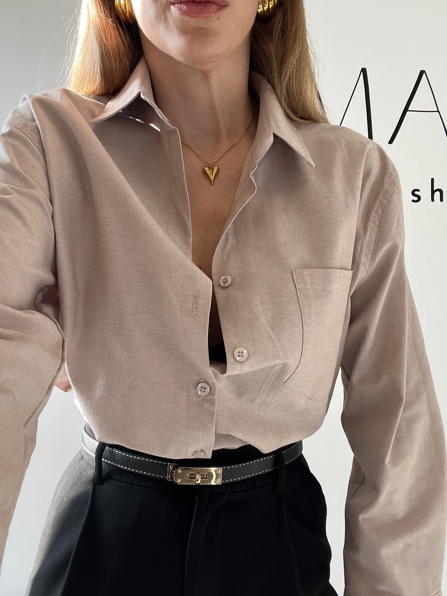 CAMICIA BEIGE EPOQUE