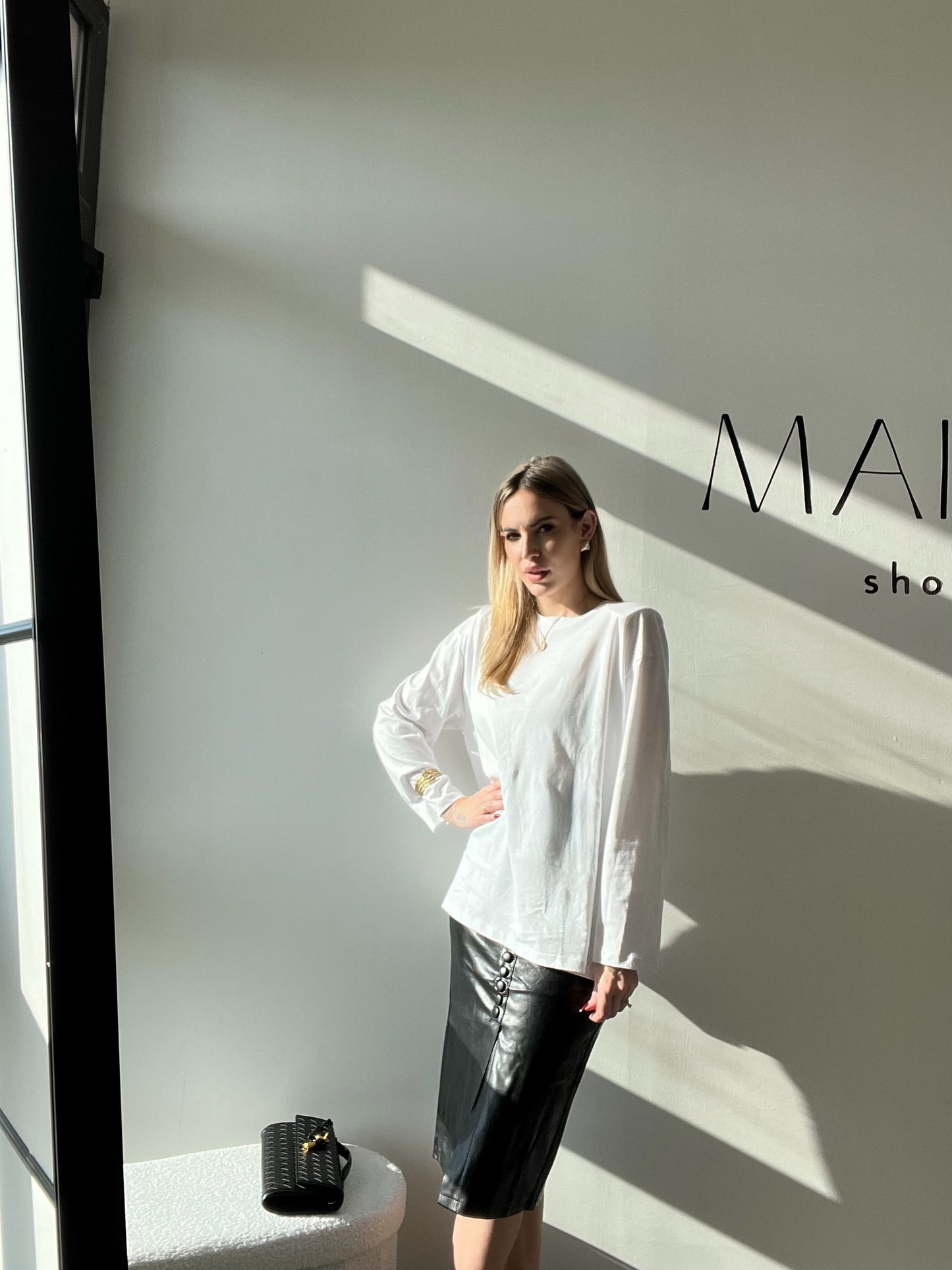 T-SHIRT MANICA LUNGA BIANCA