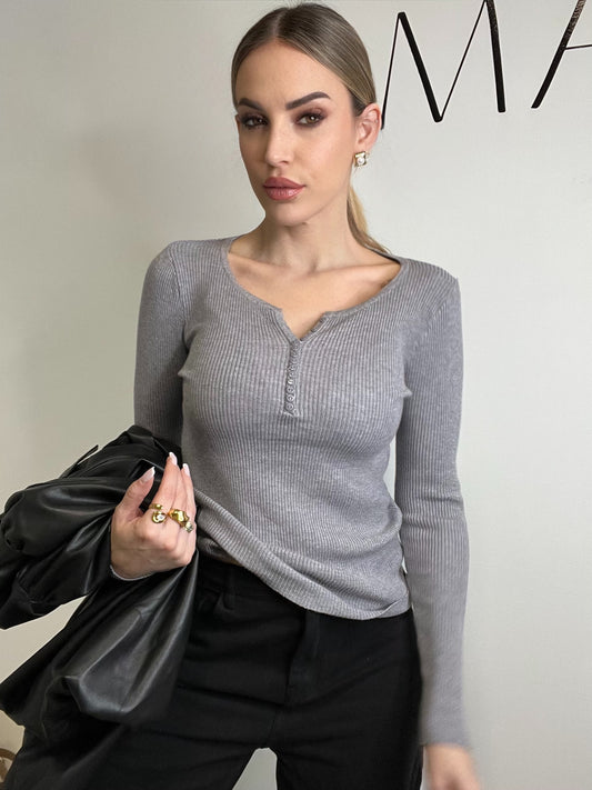 MAGLIETTINA EVERYDAY GRIGIA