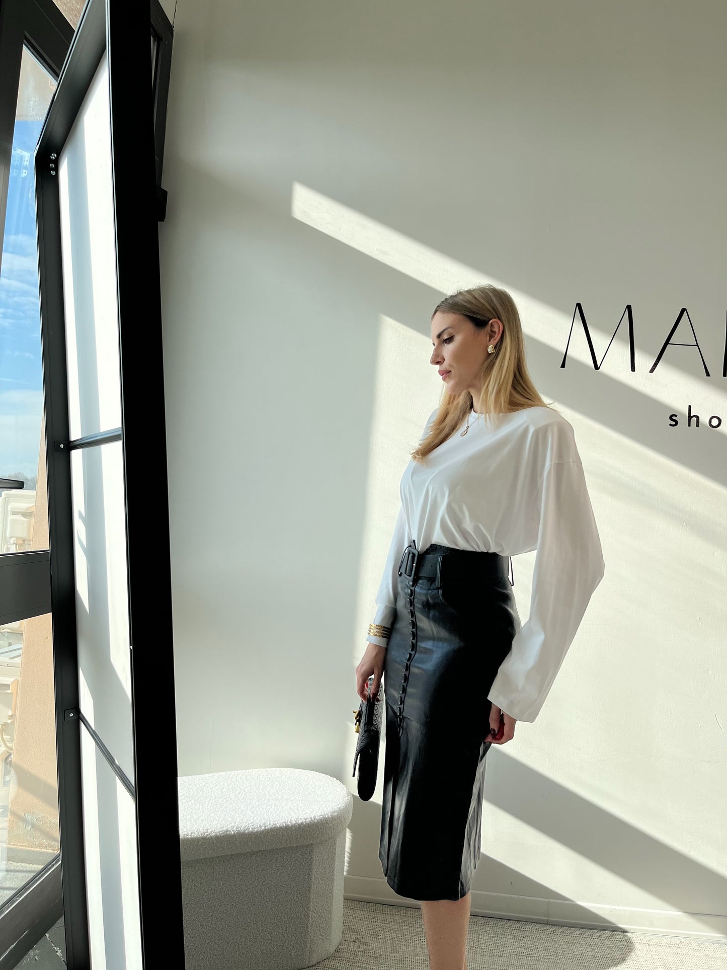 T-SHIRT MANICA LUNGA BIANCA