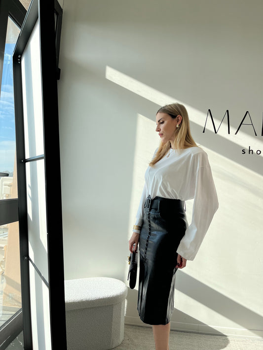 T-SHIRT MANICA LUNGA BIANCA