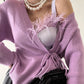 CARDIGAN KIM lilla