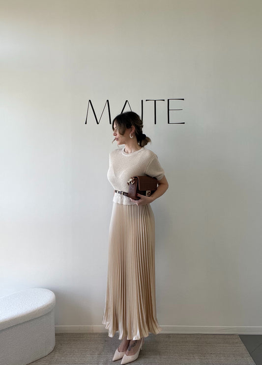 Vestito CLARA beige