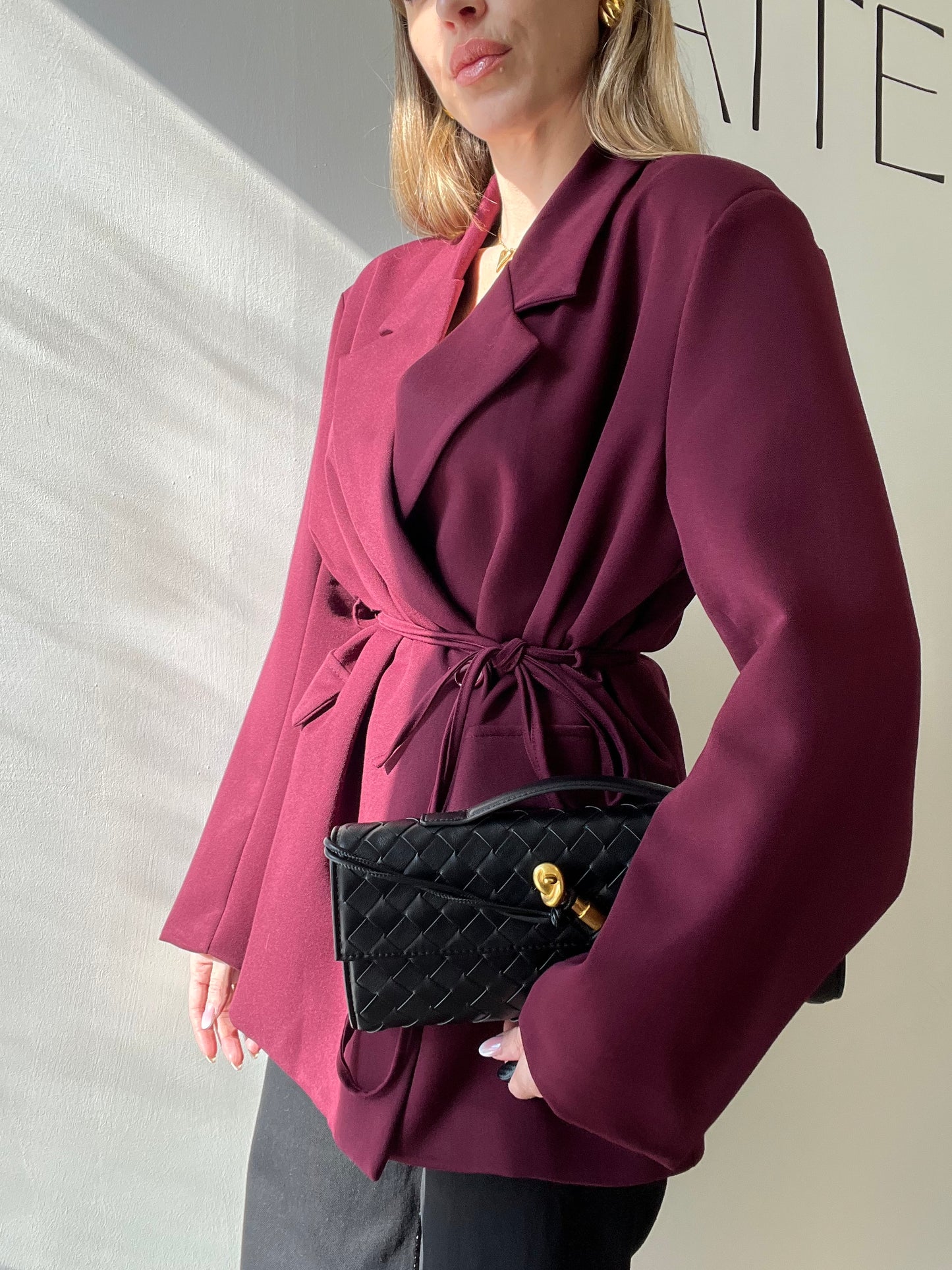 GIACCA BORDEAUX ÉLISE