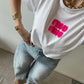 T-shirt boucle