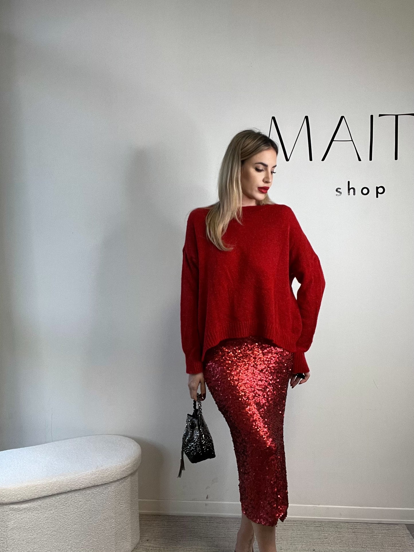 MAGLIONE MISTO ALPACA& LANA