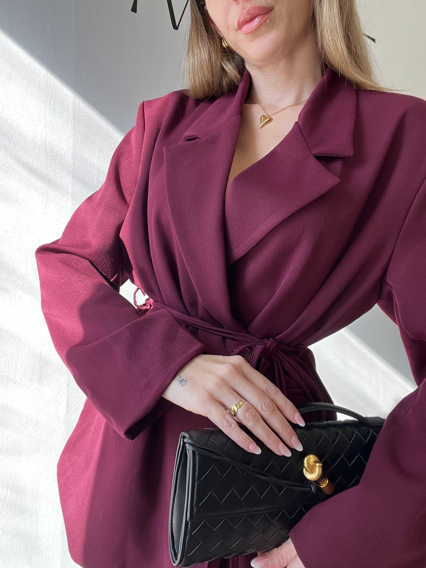 GIACCA BORDEAUX ÉLISE