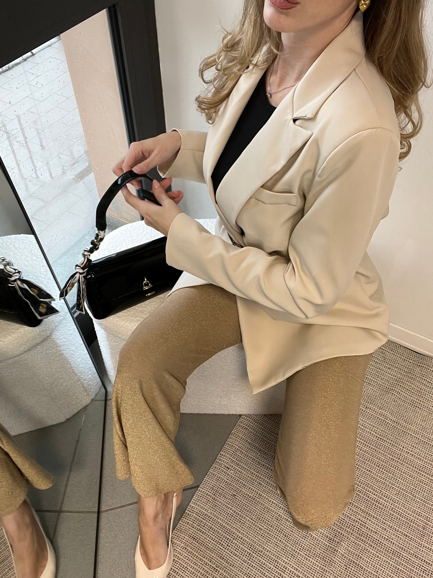 PANTALONE LUREX ÉLISE