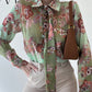 CAMICIA TROPICAL base verde menta