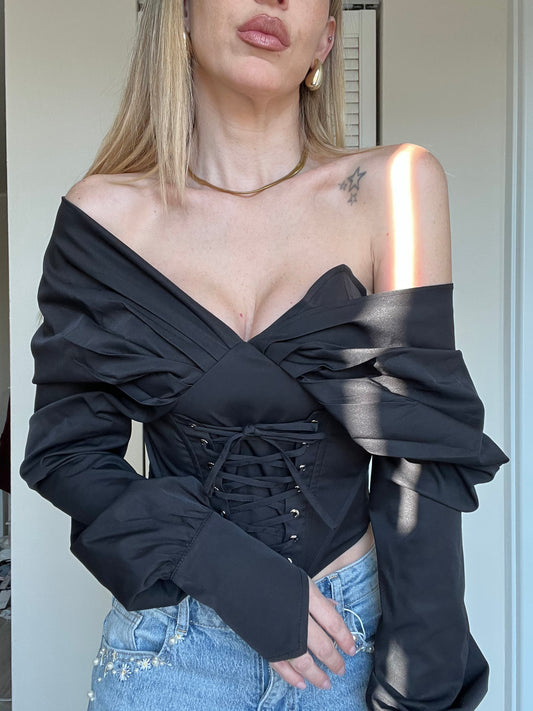 CAMICIA PENELOPE NERA