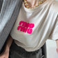 T-shirt boucle beige