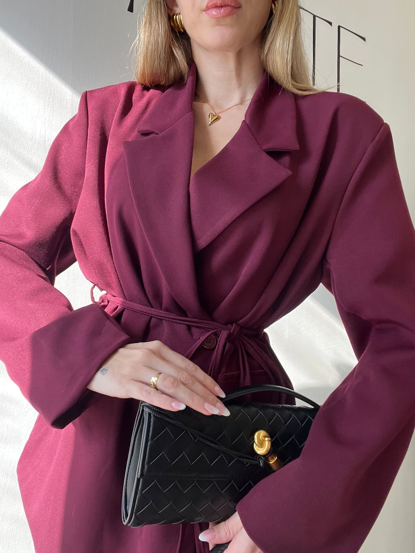 GIACCA BORDEAUX ÉLISE