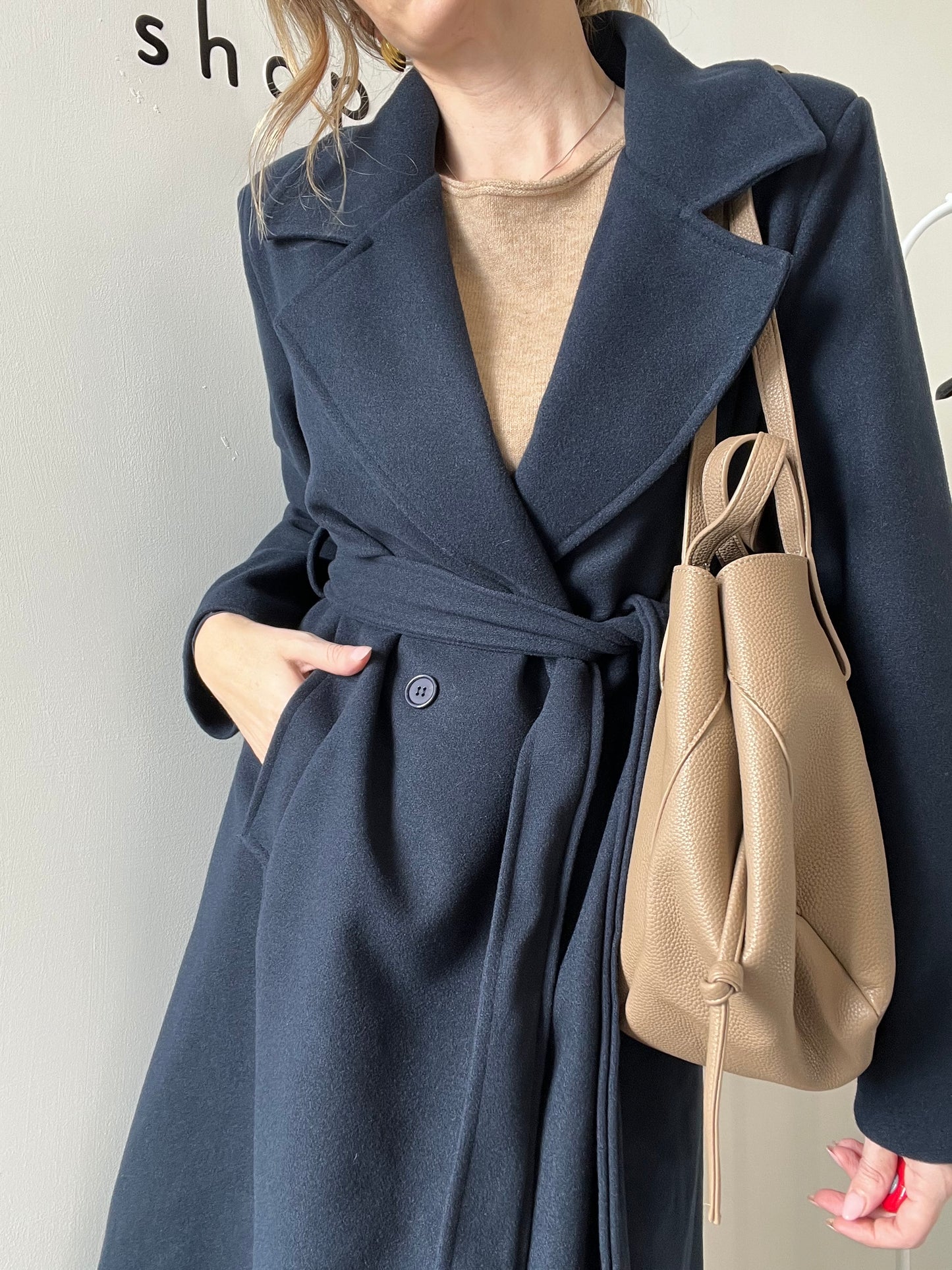 CAPPOTTO BLU SCURO