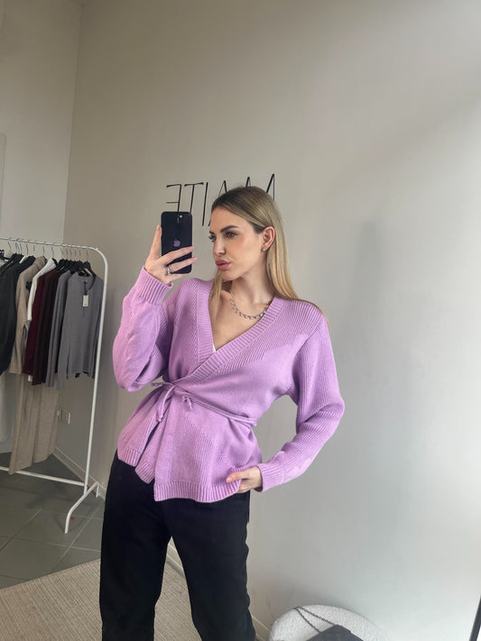 CARDIGAN KIM lilla