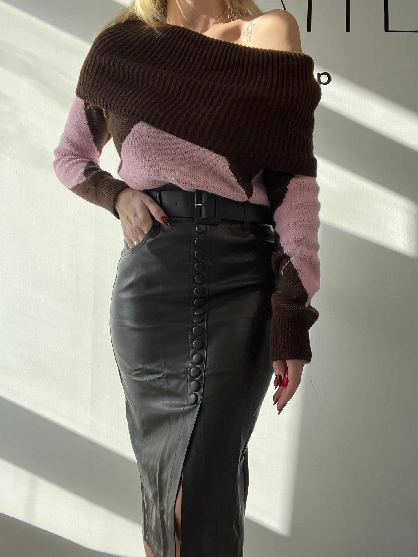 GONNA ECOPELLE MARRONE