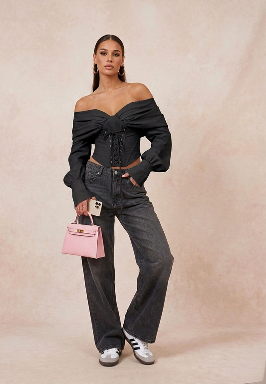 CAMICIA PENELOPE NERA