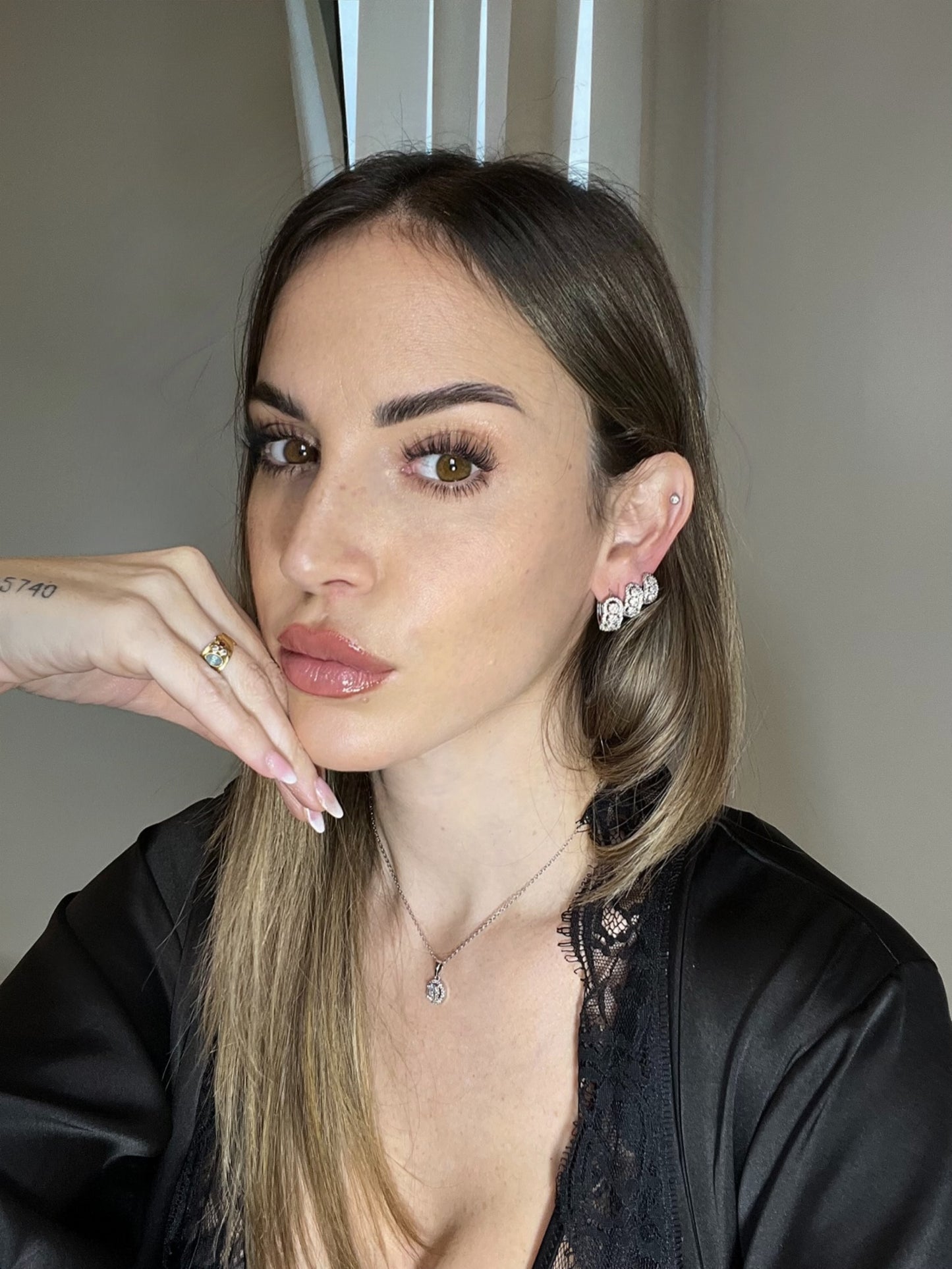 ORECCHINI CERCHIO “LUMINA VITAE” grandi