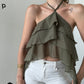 TOP NEREA VOLANT OLIVE