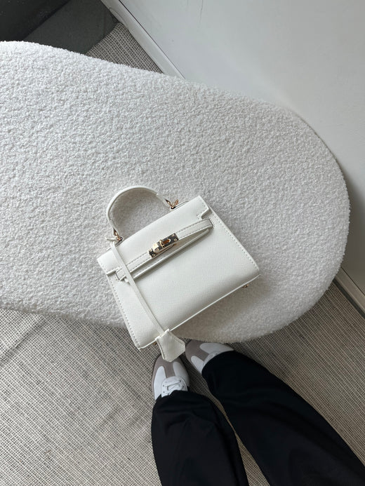 BORSA MINI KELLY bianca