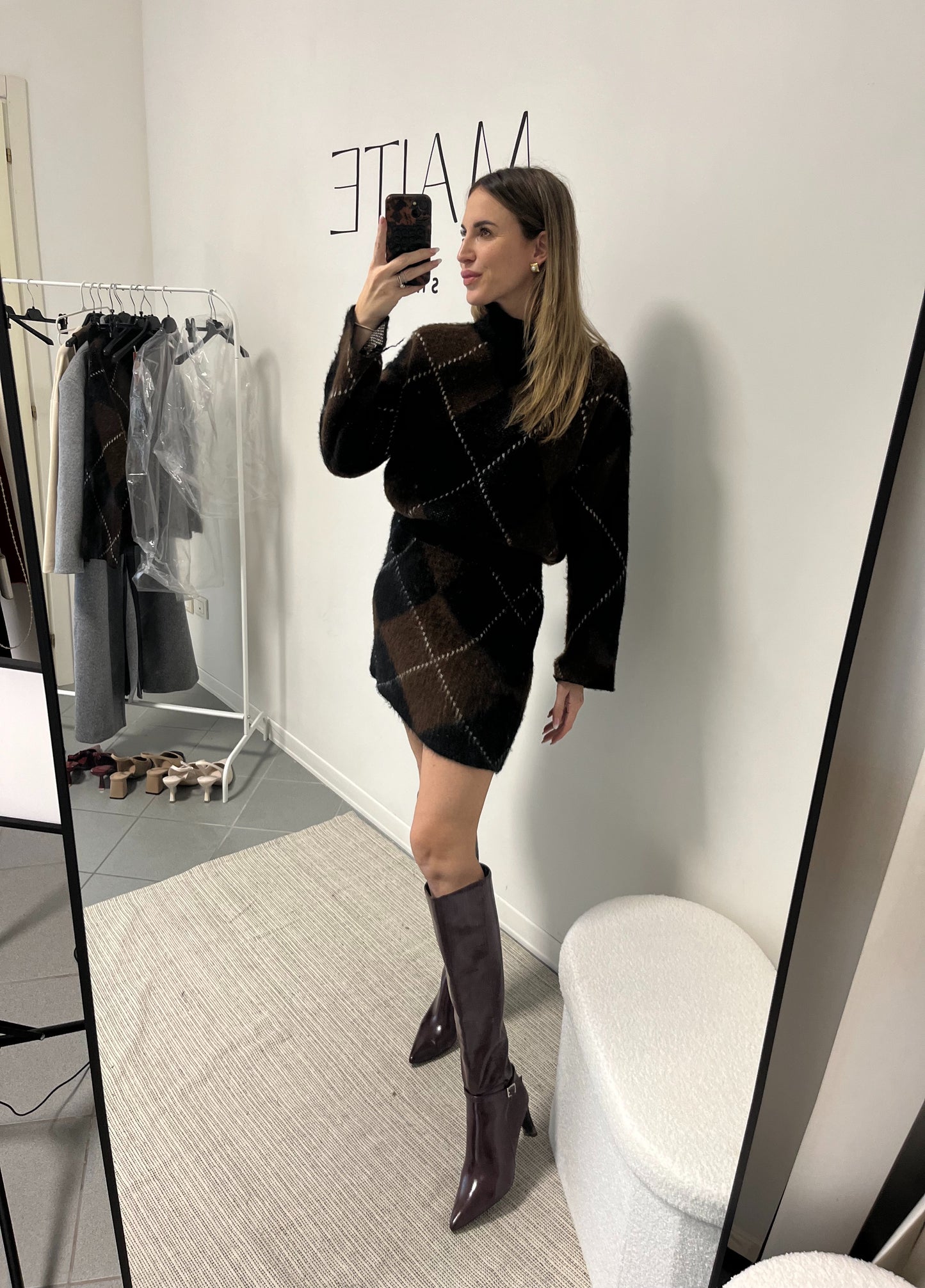 SET COORDINATO MISTO MOHAIR