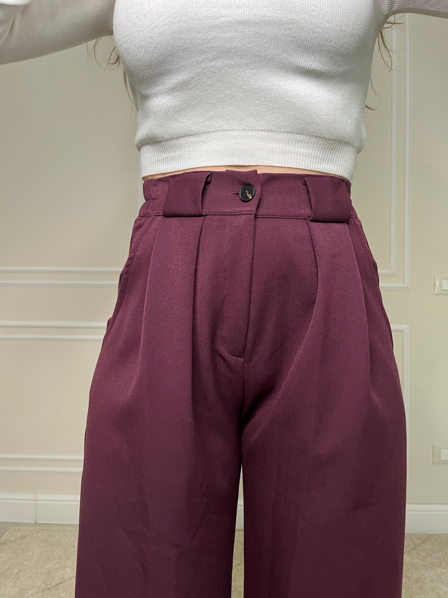 PANTALONE BORDEAUX