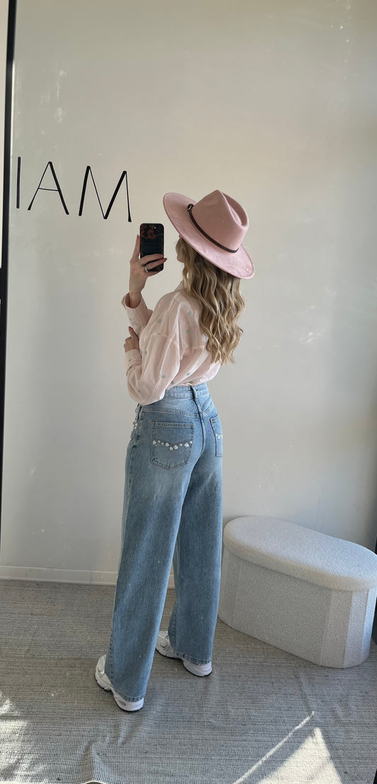 JEANS MARGHERITA WIDE LEG