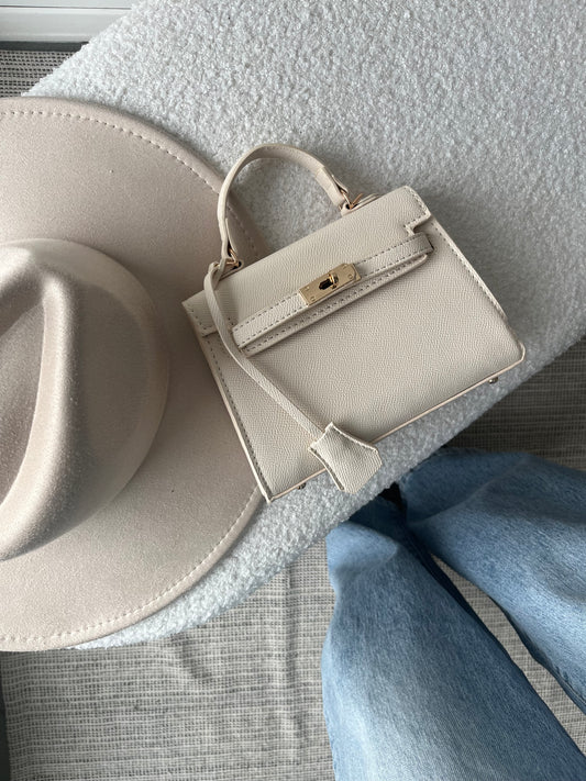 BORSA MINI KELLY VANILLA CREAM
