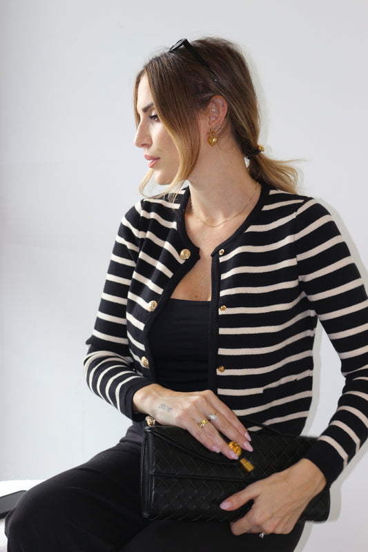 CARDIGAN RIVIERA NOIR