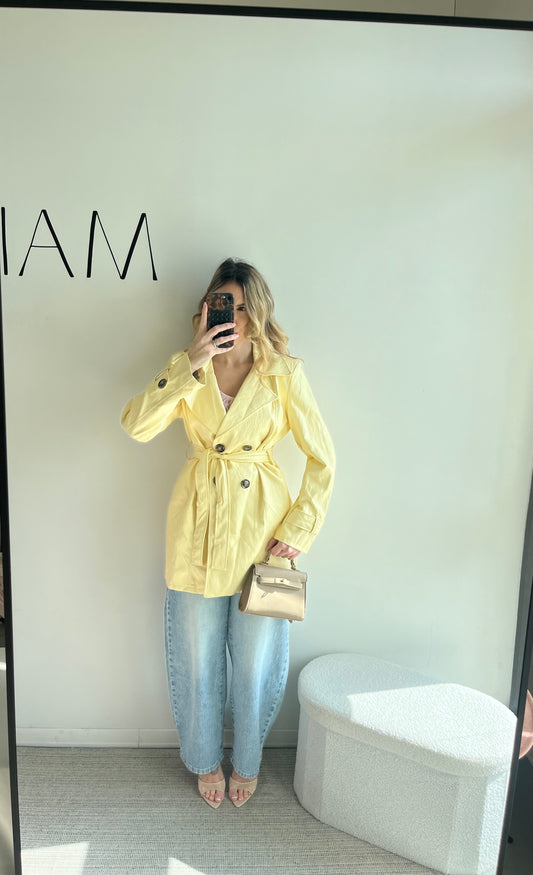 LUXE TRENCH ECOPELLE BURRO