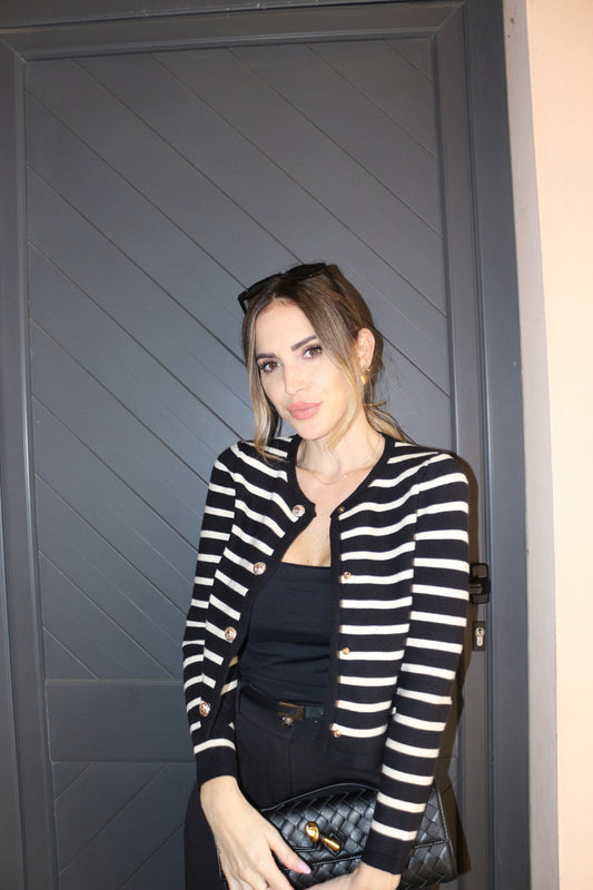 CARDIGAN RIVIERA NOIR
