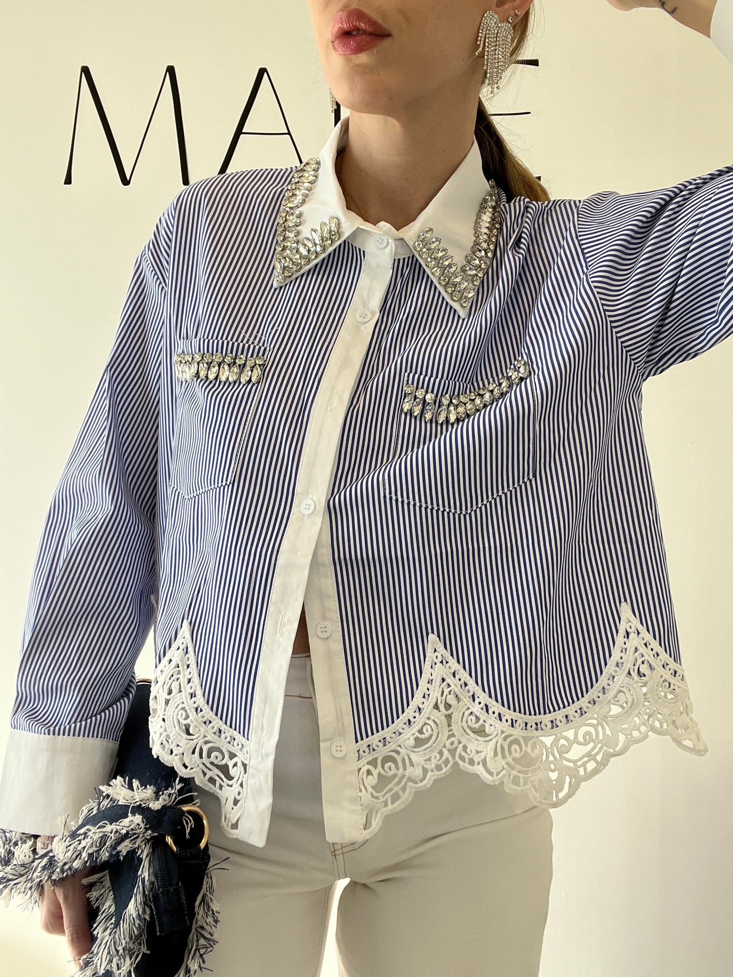 CAMICIA SESILY azzurra